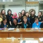 A photo op after the meeting…Present from IWC Makati were Pres. Baby Santos, NPE Baby Golez, PDC Ludy , PP Elisa Tiu and Dr. Jeanne Valderrama.